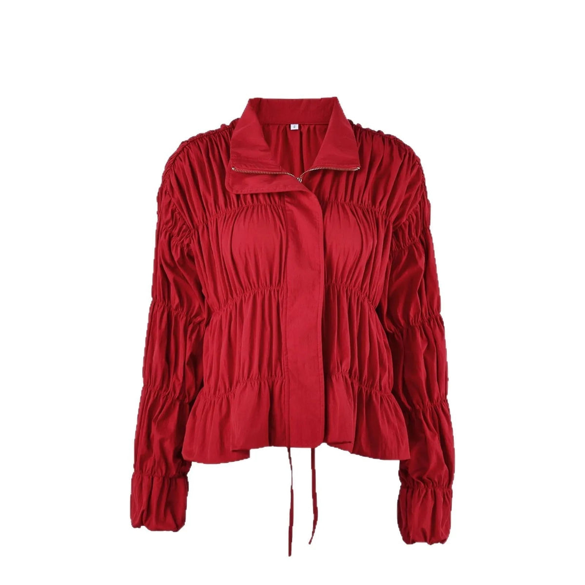 Veste zippée froncée Sarah