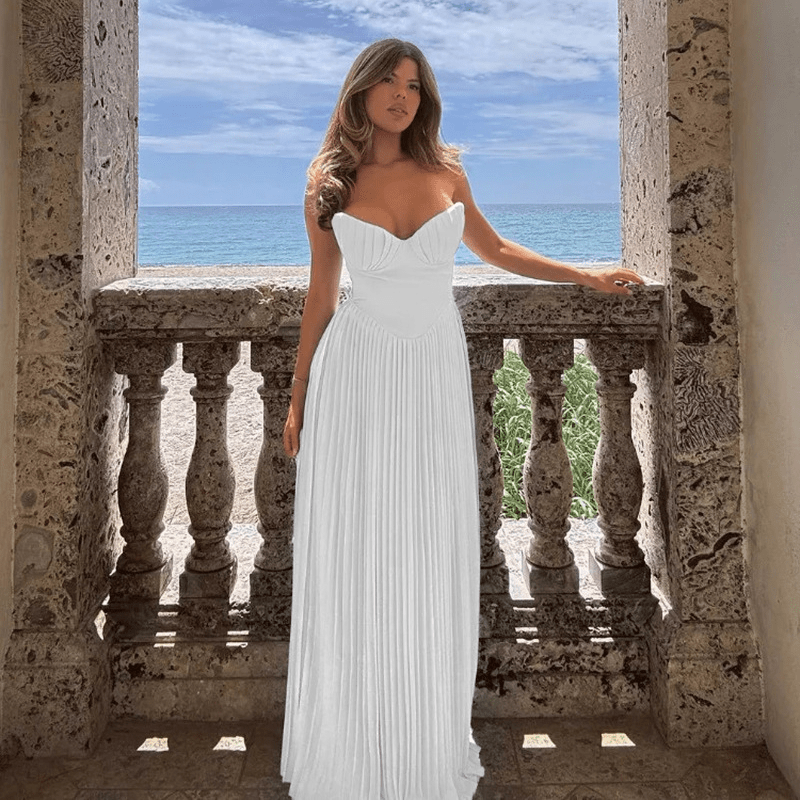 Robe longue Selena bustier