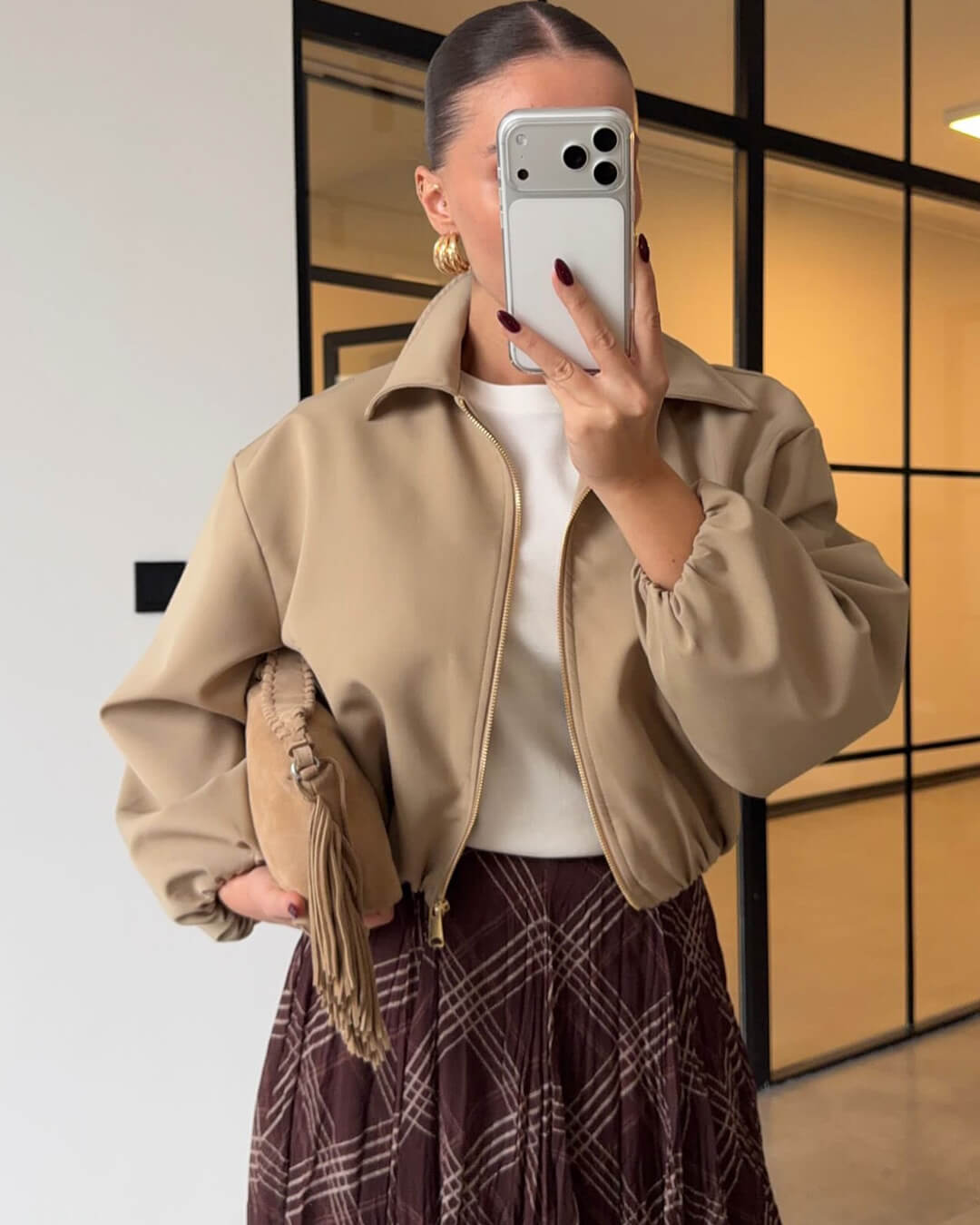 Blouson bomber matelassé Seraphina