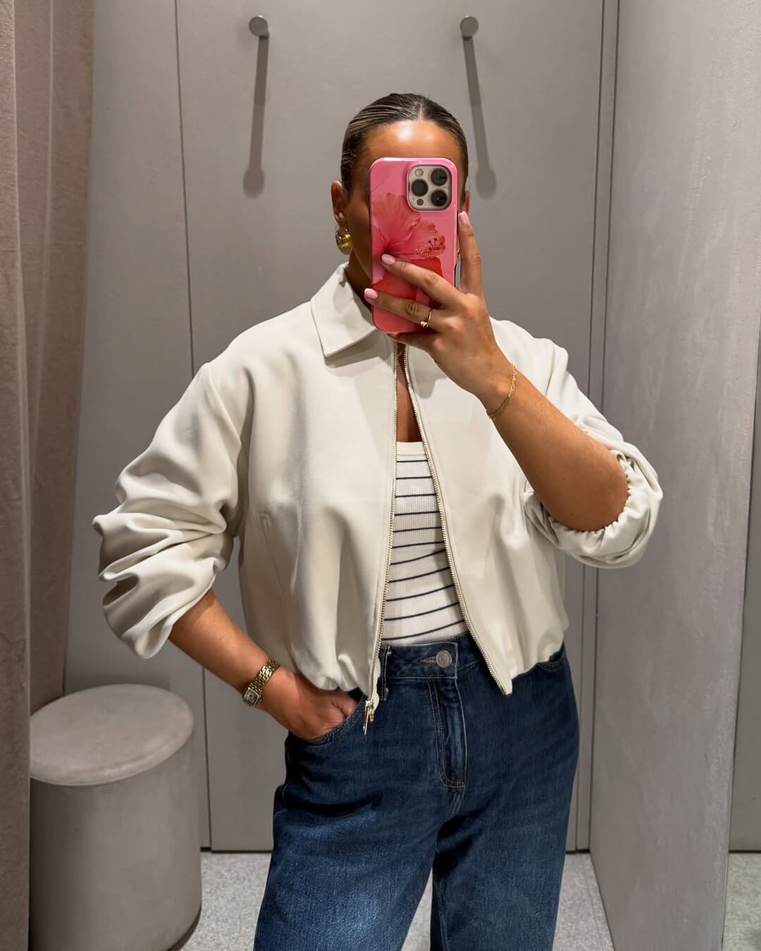 Blouson bomber matelassé Seraphina