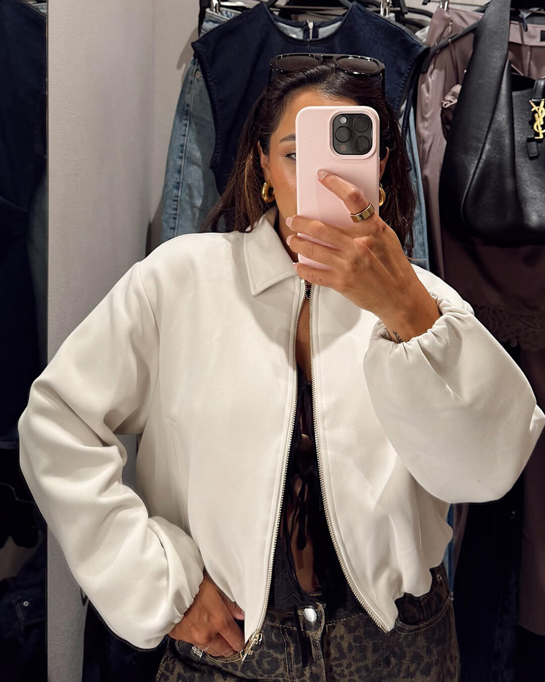 Blouson bomber matelassé Seraphina