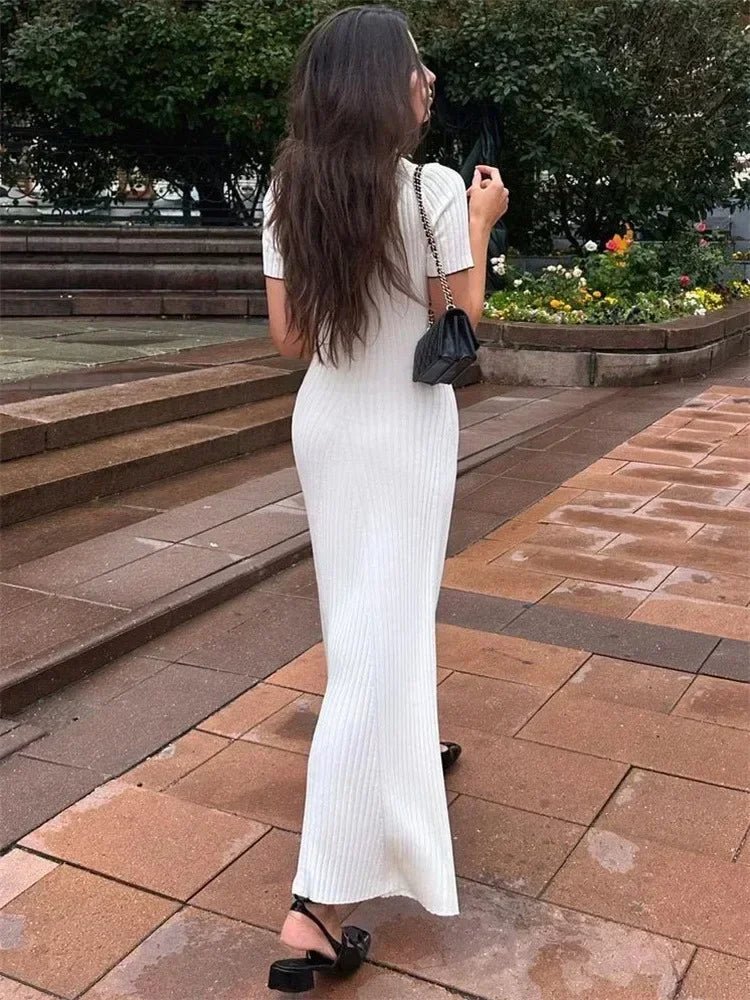 Robe en maille tricotée Serena