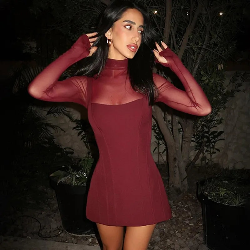 Robe transparente
