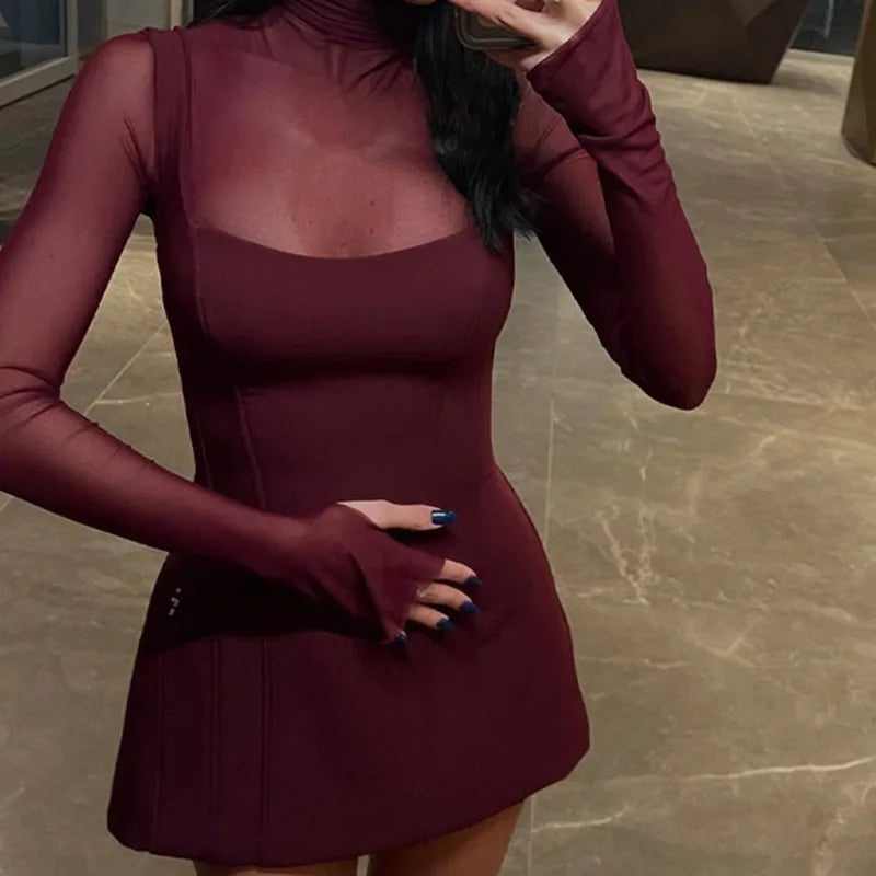 Robe transparente