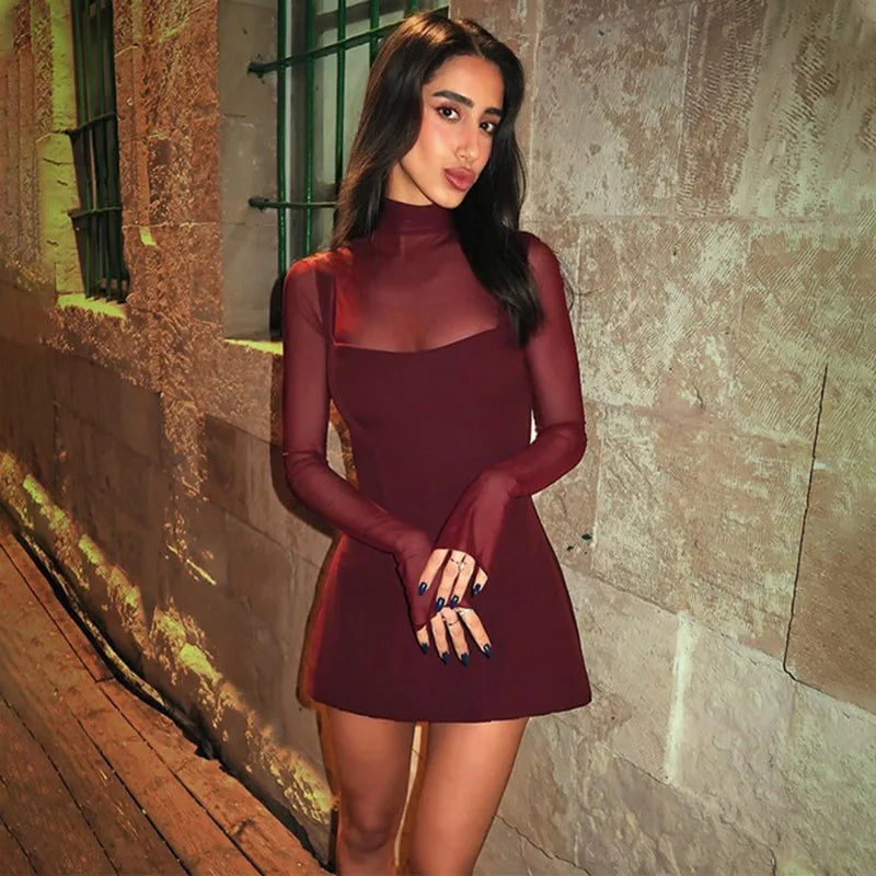 Robe transparente