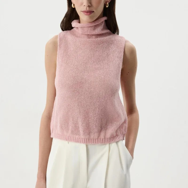 Sheer Oversized Cut-Out Sweater