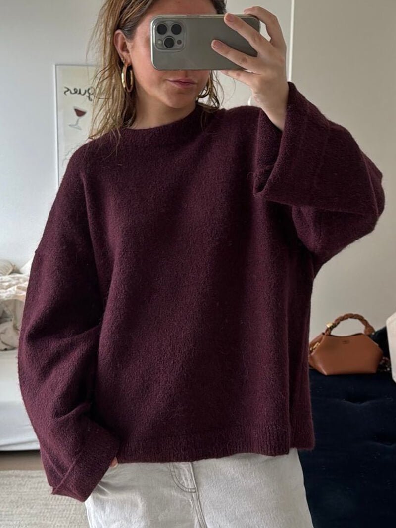 Pull-over bordeaux Shiela