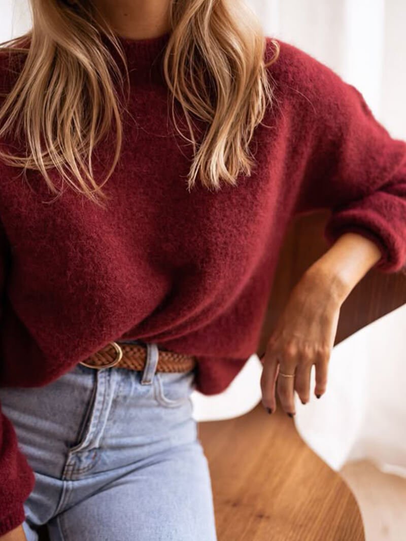 Pull-over bordeaux Shiela