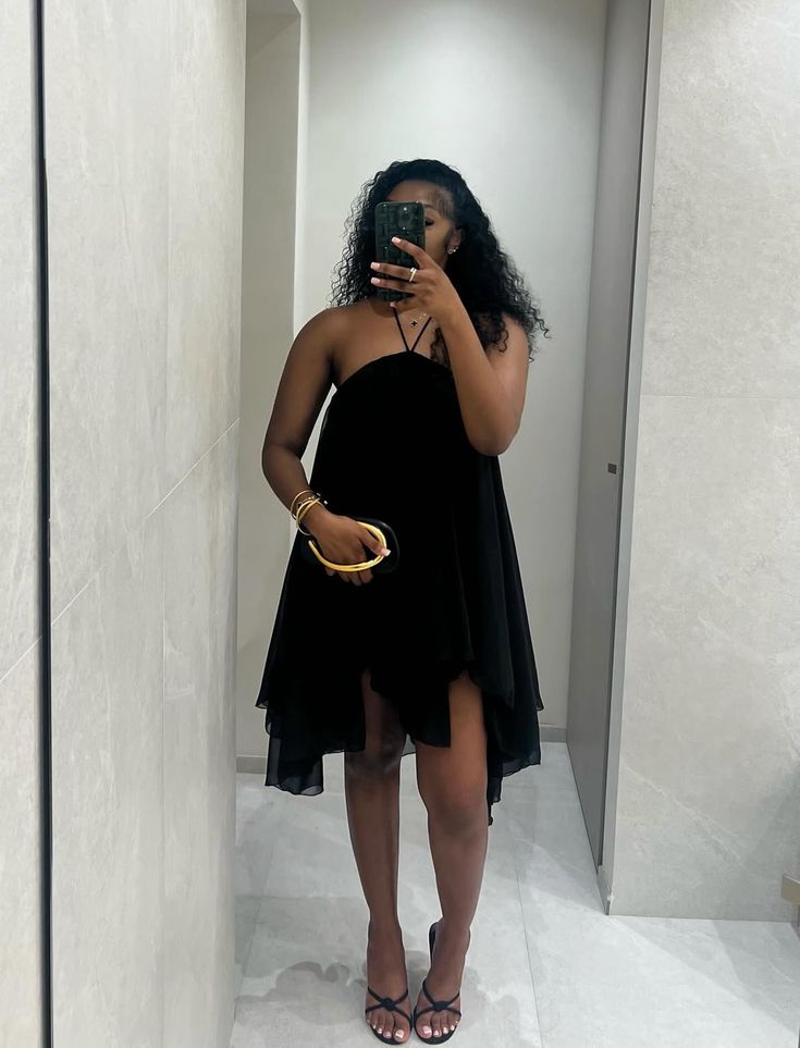 Mini-robe Sienna dos nu à col licou