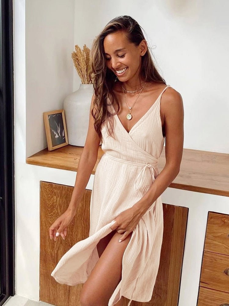 Robe d’été Solene à fines bretelles