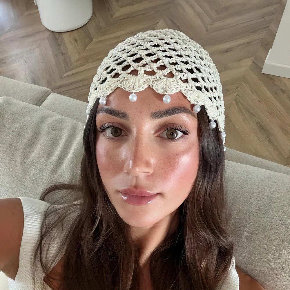 Bonnet ajouré au crochet Sophia
