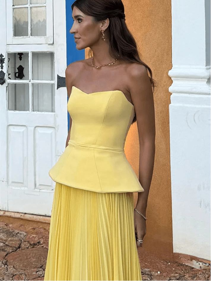 Ensemble jupe d’été plissée Sophia