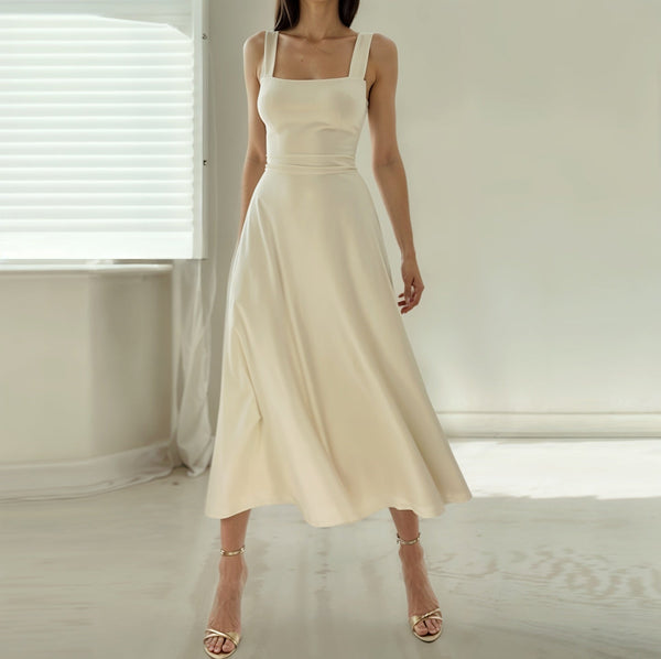 Robe midi sans manches Sophia