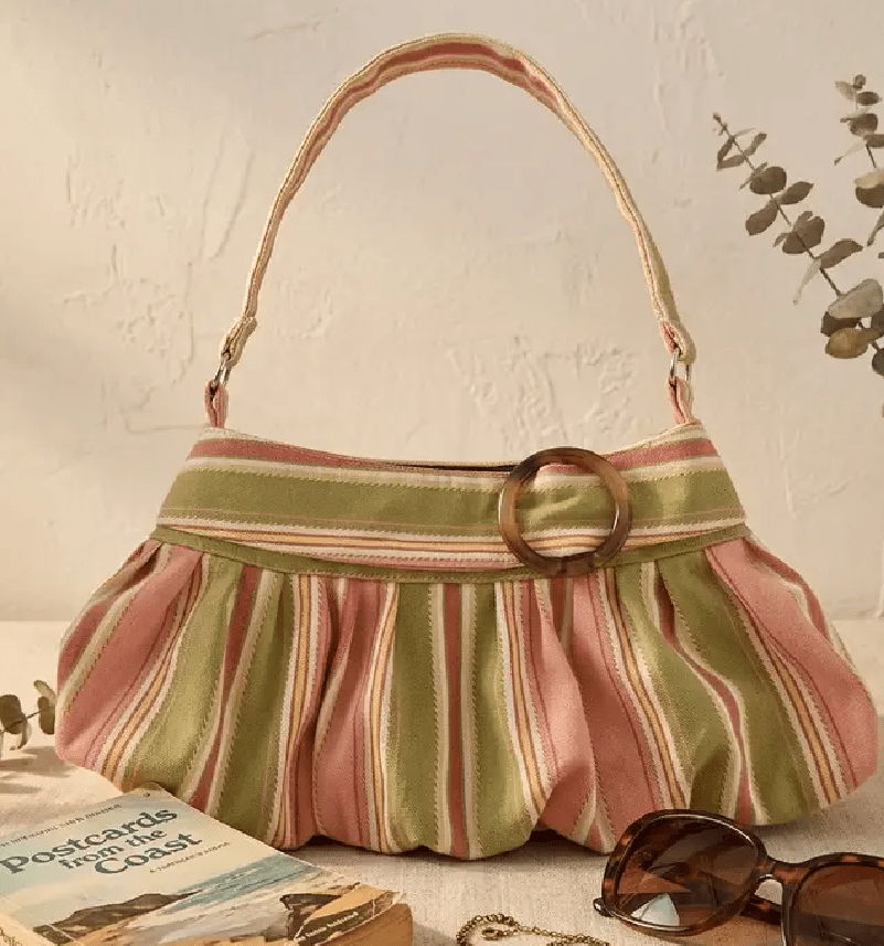 Sac porté épaule rayé Sophia
