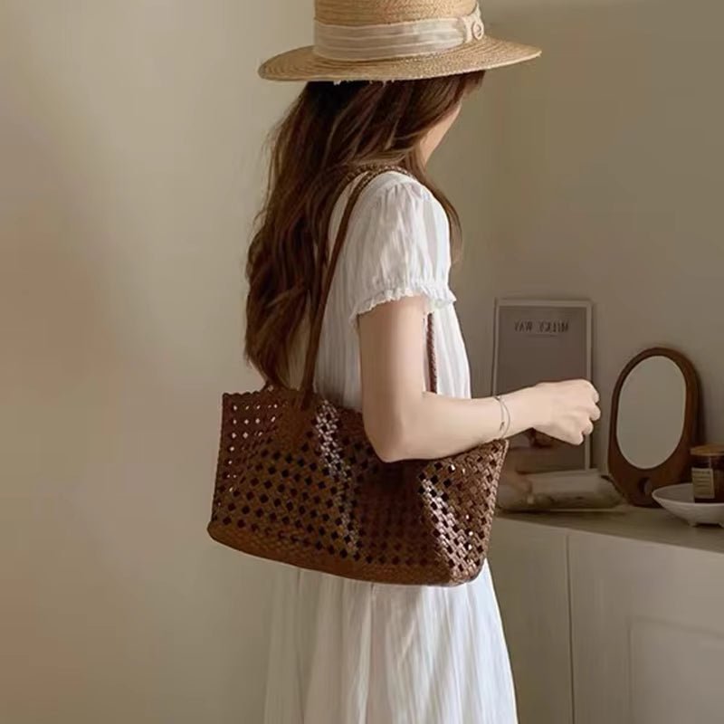 Sac bandoulière tressé Sophia
