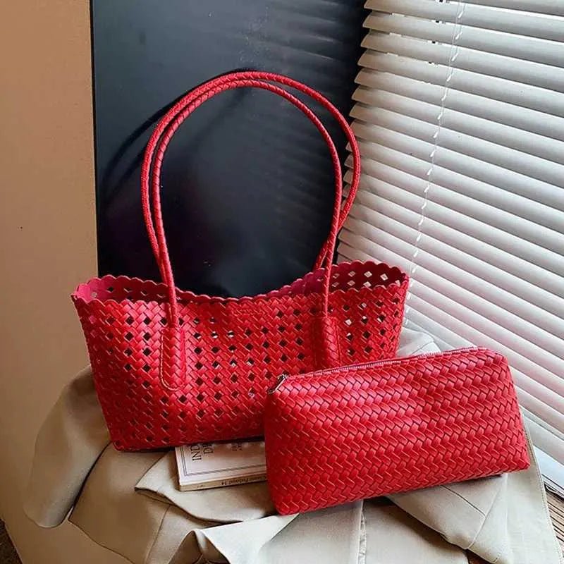 Sac bandoulière tressé Sophia