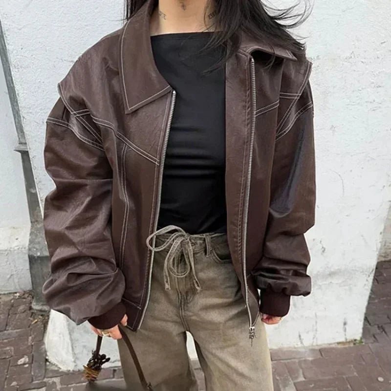 Veste Sophia zippée à col tailleur