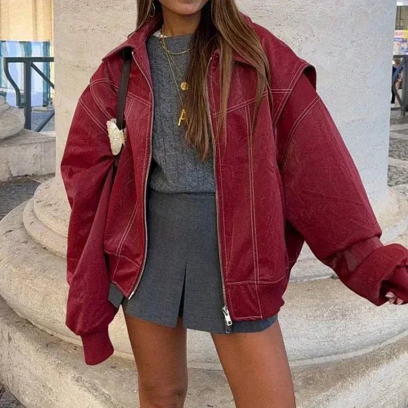 Veste Sophia zippée à col tailleur