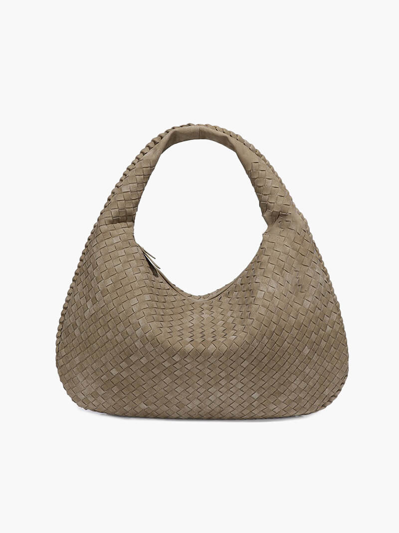 Sac en daim tressé XL