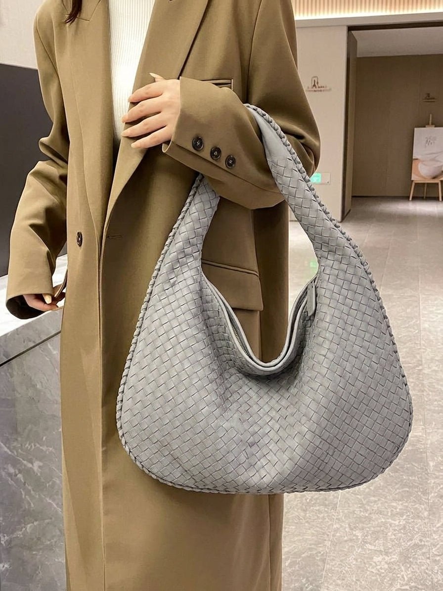 Sac en daim tressé XL
