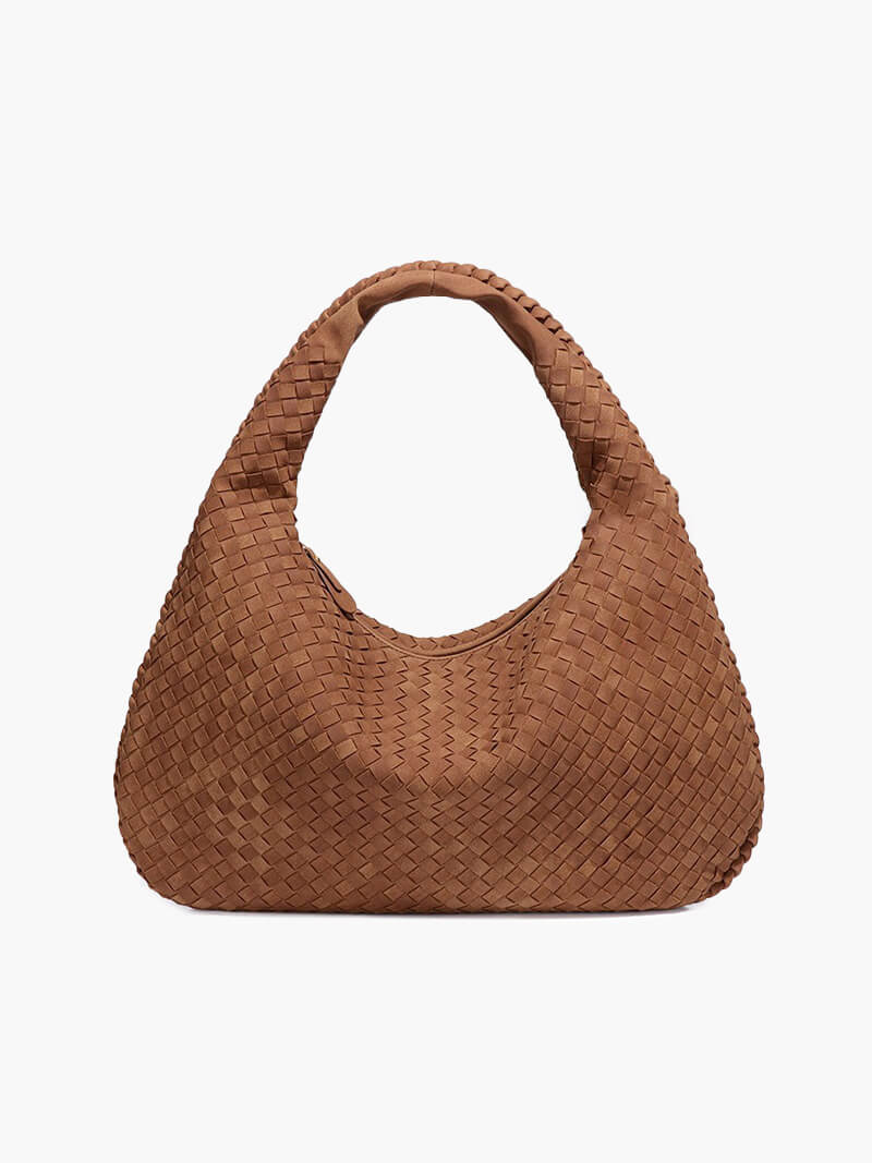 Sac en daim tressé XL