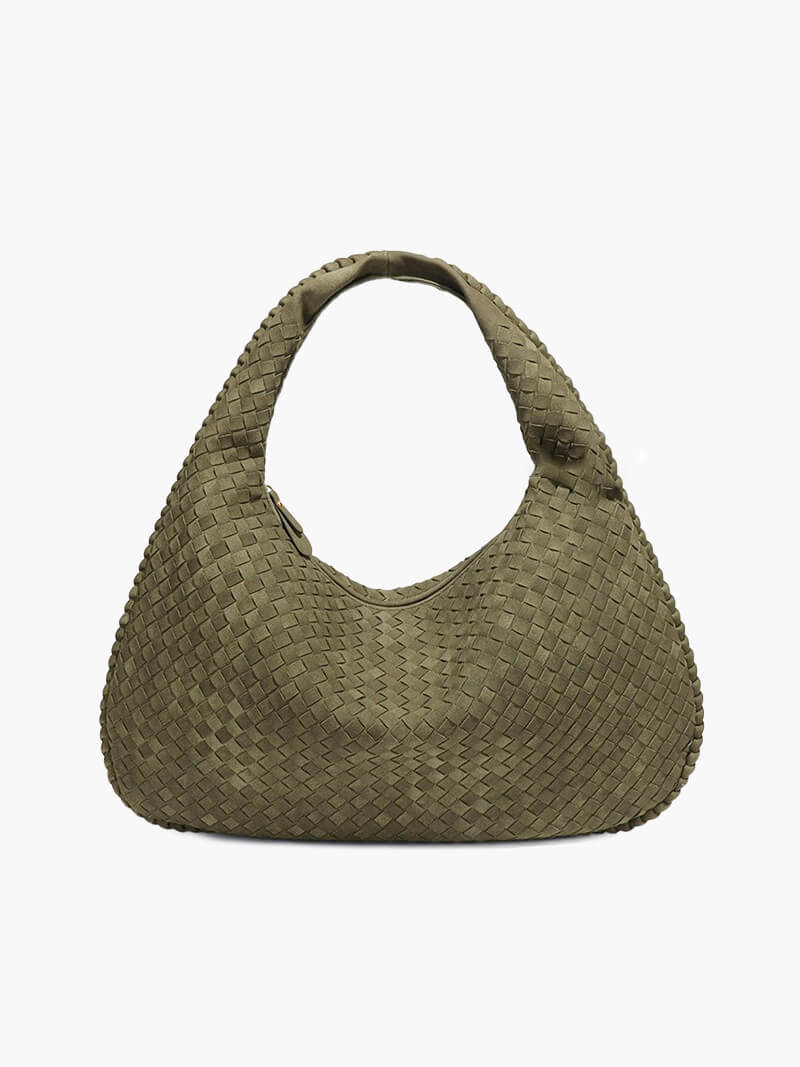 Sac en daim tressé XL