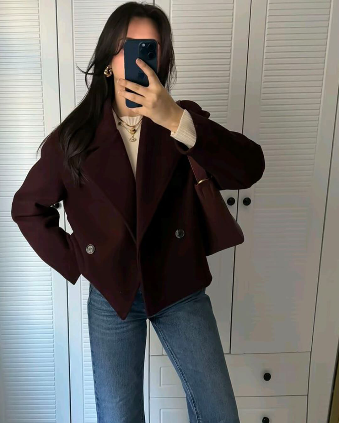 Suzane Short Double-Breasted Coat