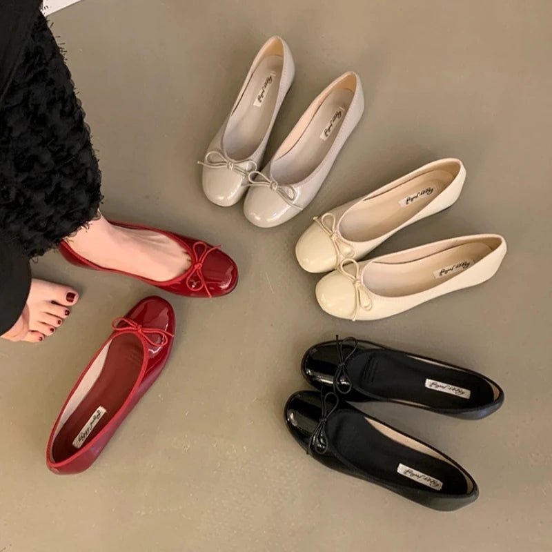 Ballerines à nœud Suzette