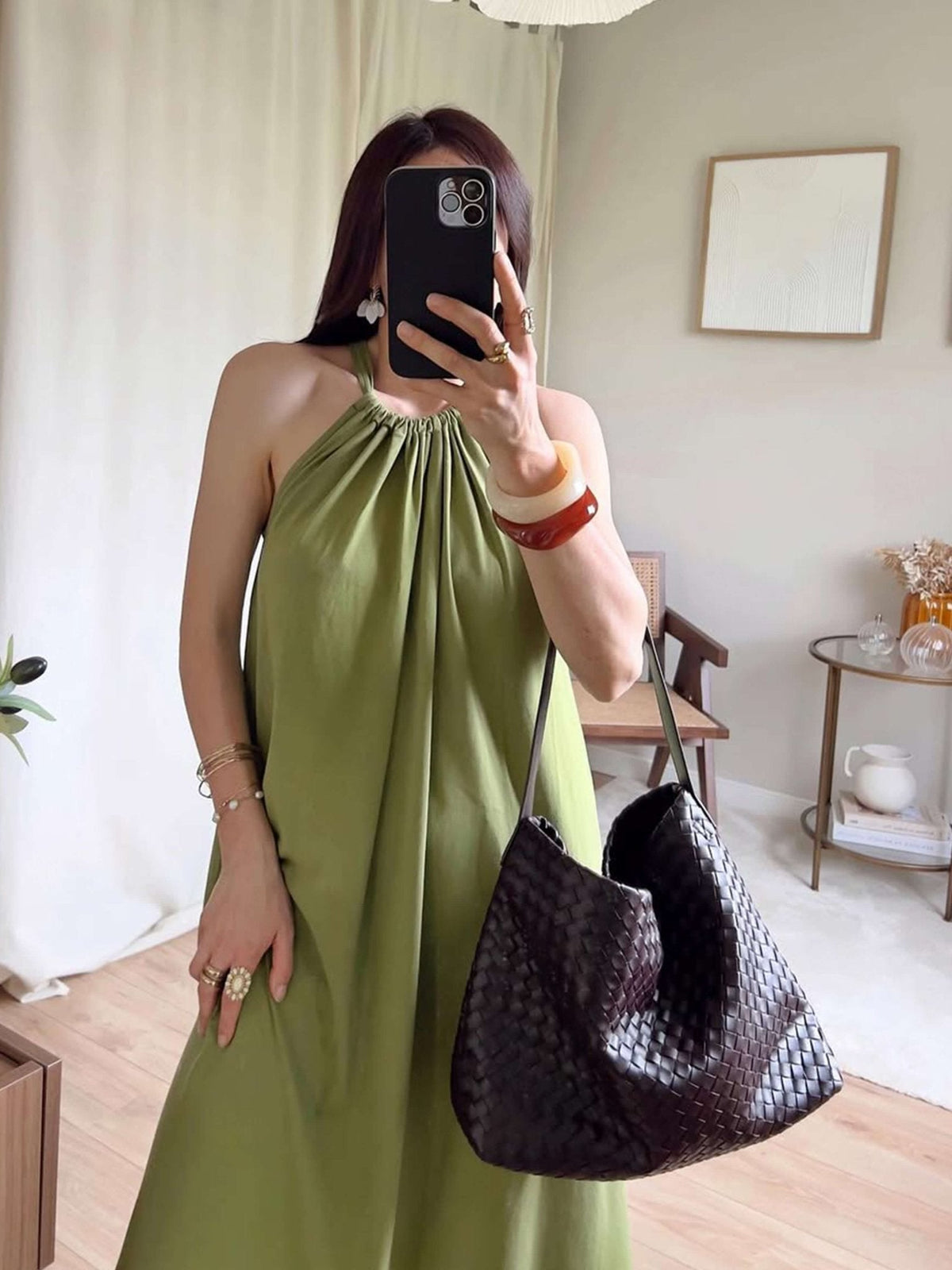 Sac cabas tressé Sylvia