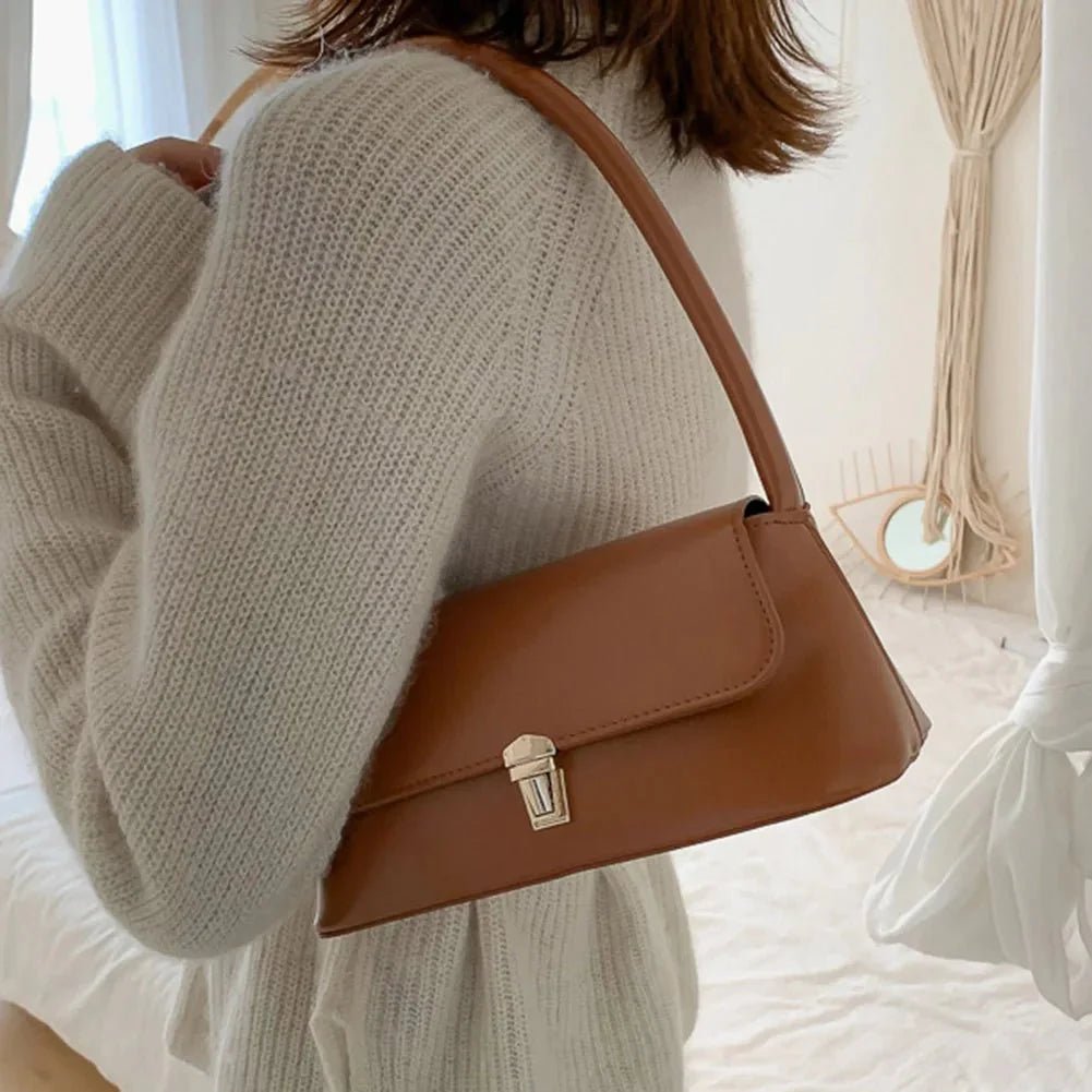 Sac porté épaule en cuir Tally