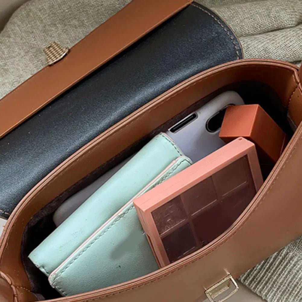 Sac porté épaule en cuir Tally