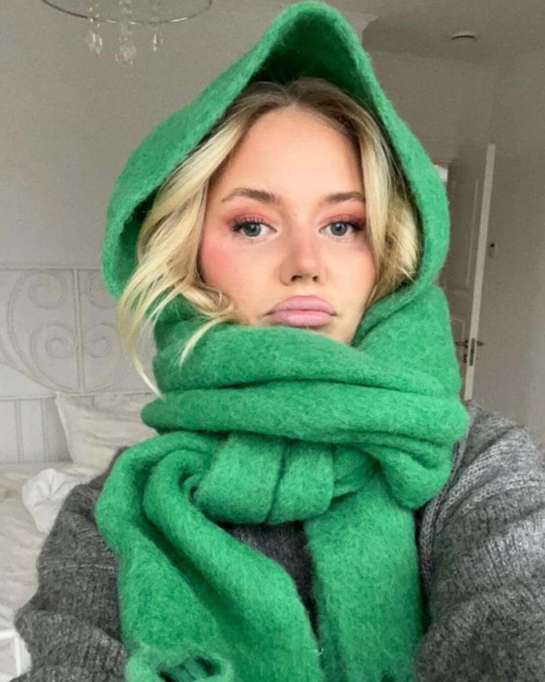 Écharpe d’hiver à franges Tanya