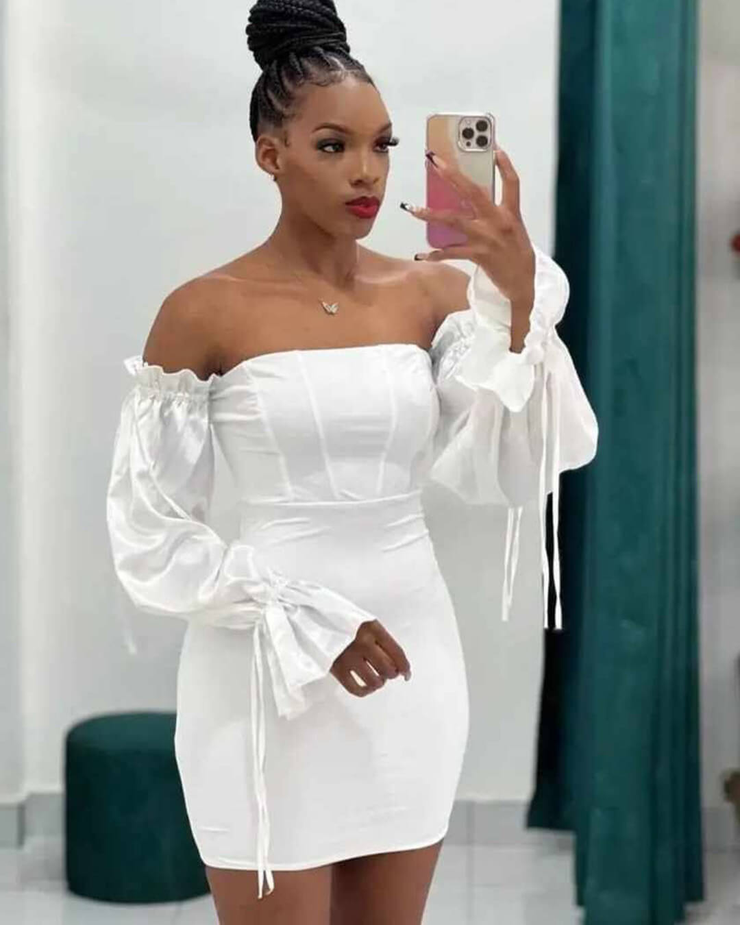 Robe Teresa à cordon