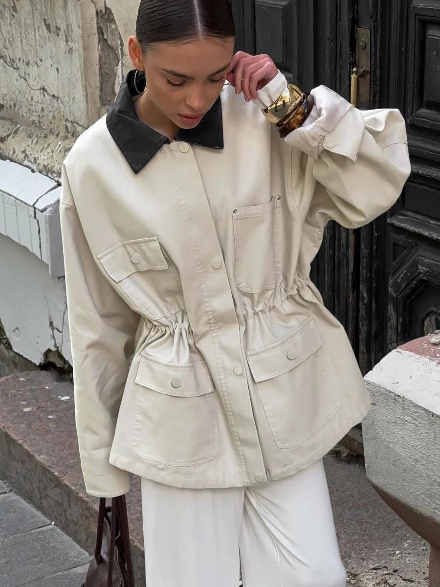 Veste oversize à cordon Therese