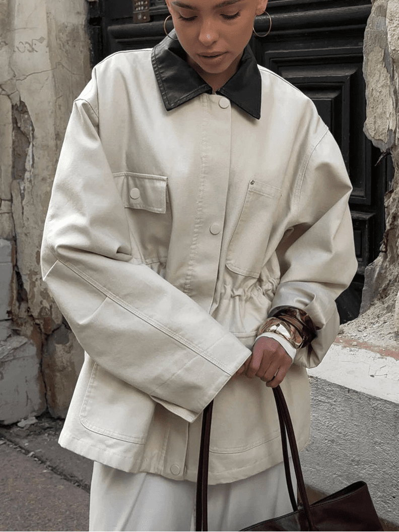 Veste oversize à cordon Therese