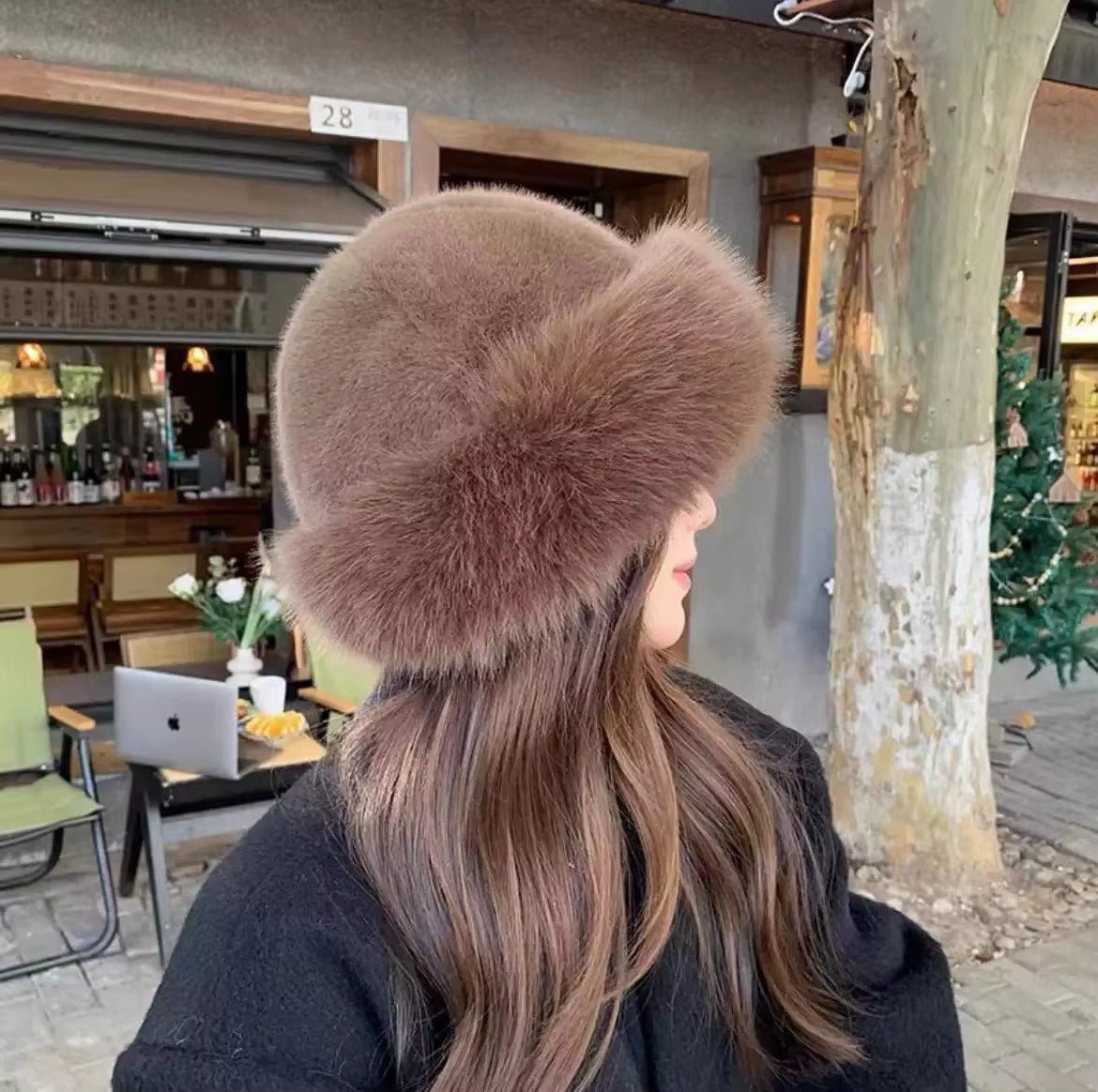 Chapeau en fausse fourrure Tracy
