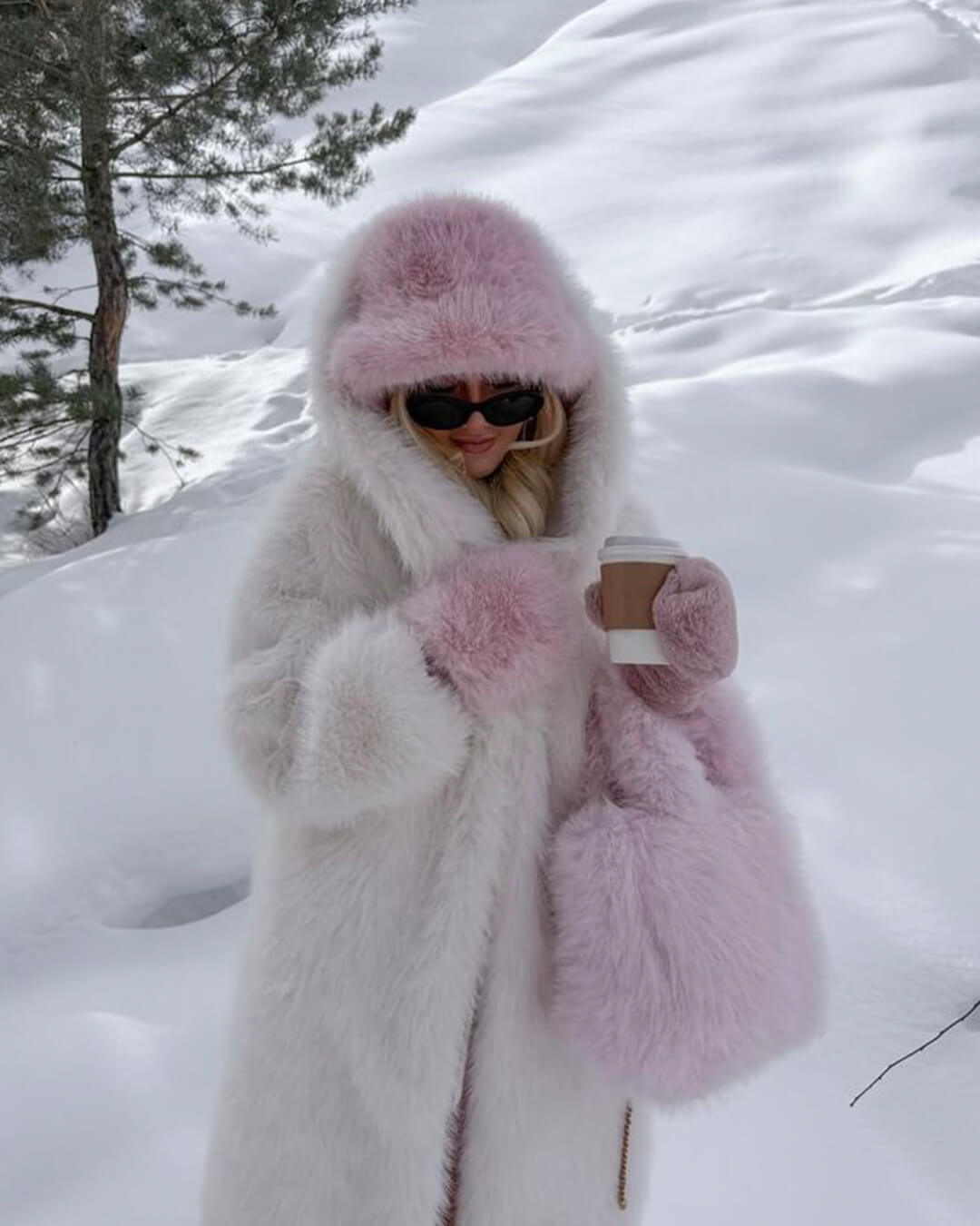 Chapeau en fausse fourrure Tracy