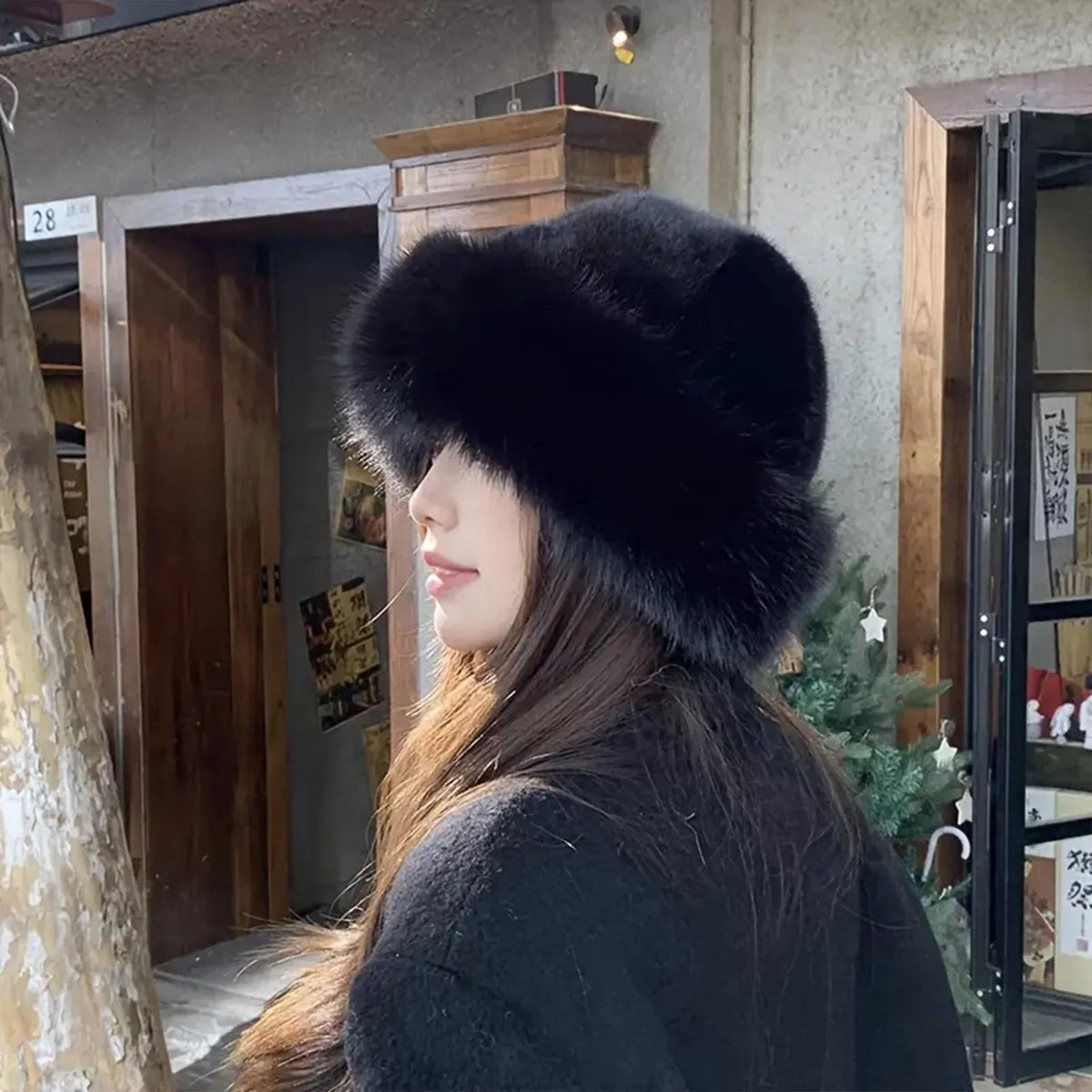 Chapeau en fausse fourrure Tracy