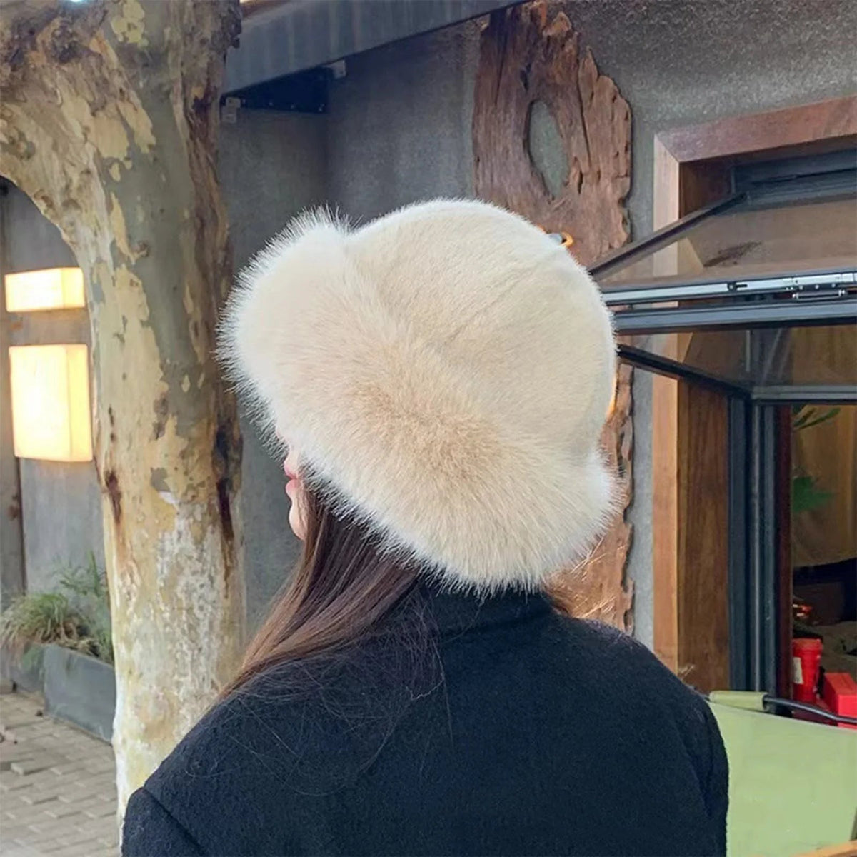Chapeau en fausse fourrure Tracy