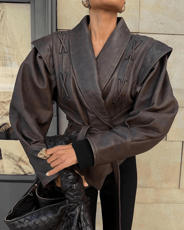 Veste Veronica en similicuir