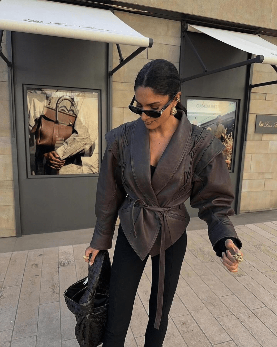 Veste Veronica en similicuir