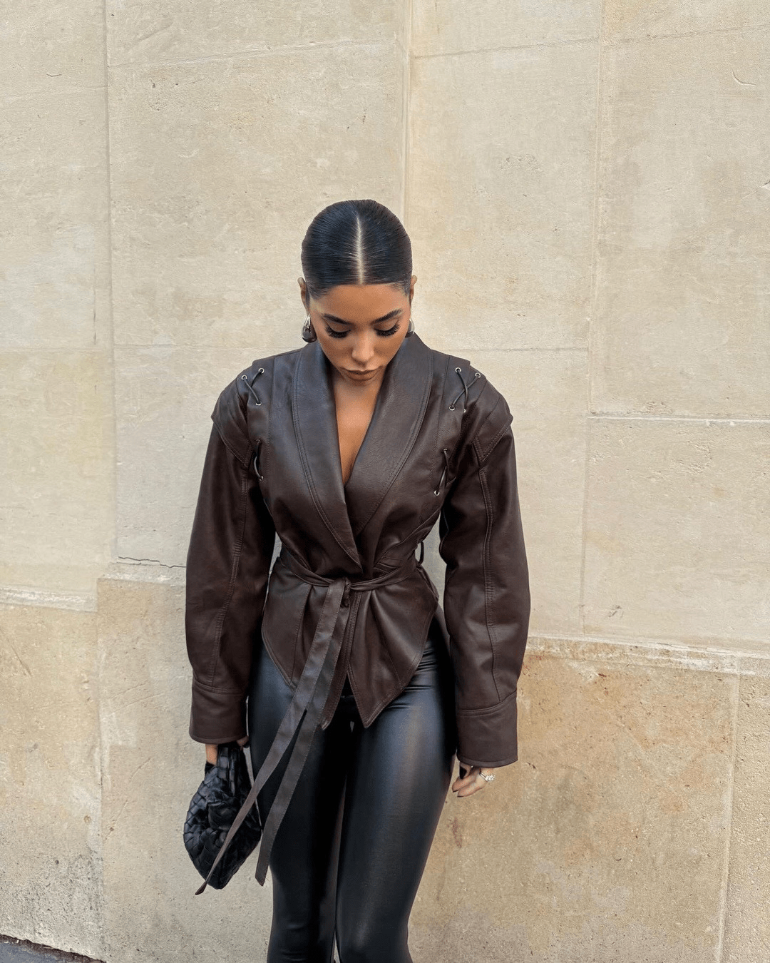 Veste Veronica en similicuir