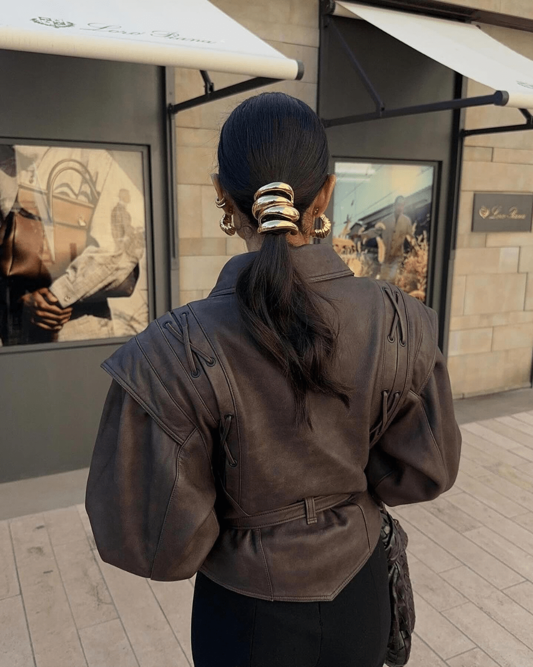 Veste Veronica en similicuir