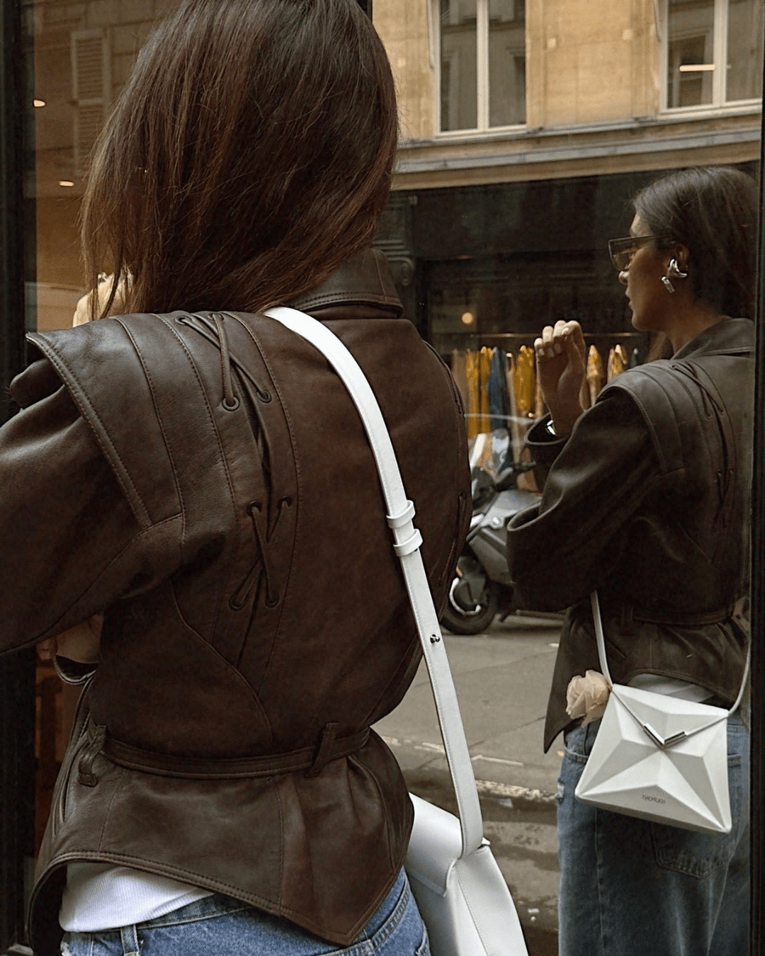 Veste Veronica en similicuir