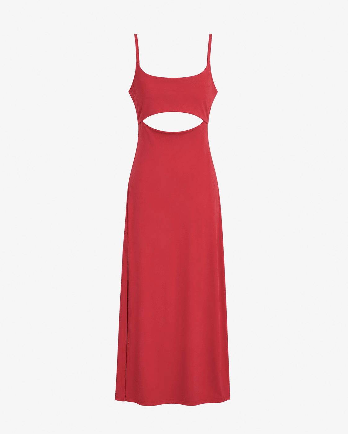 Robe violette dos nu à bretelles
