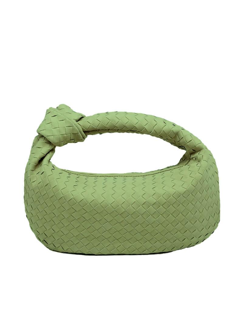Sac tressé en daim, taille moyenne