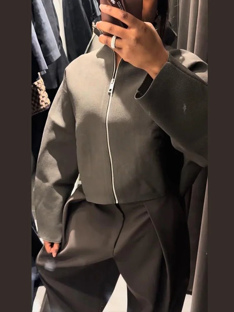 Veste courte zippée Zarina