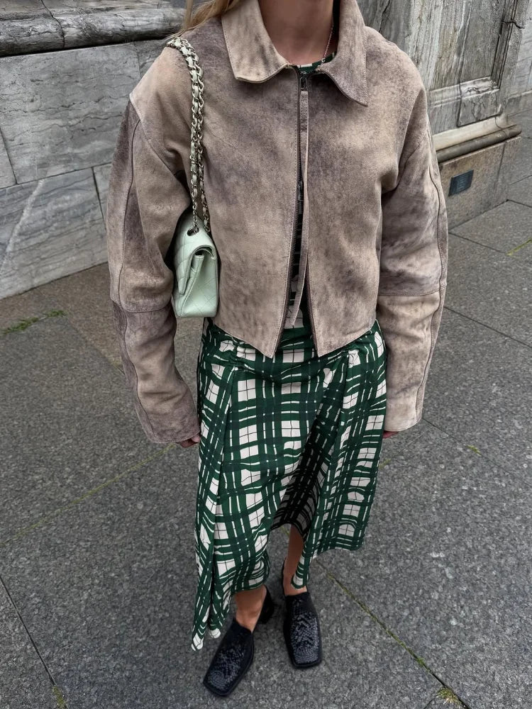 Blouson aviateur tie-dye Ziva
