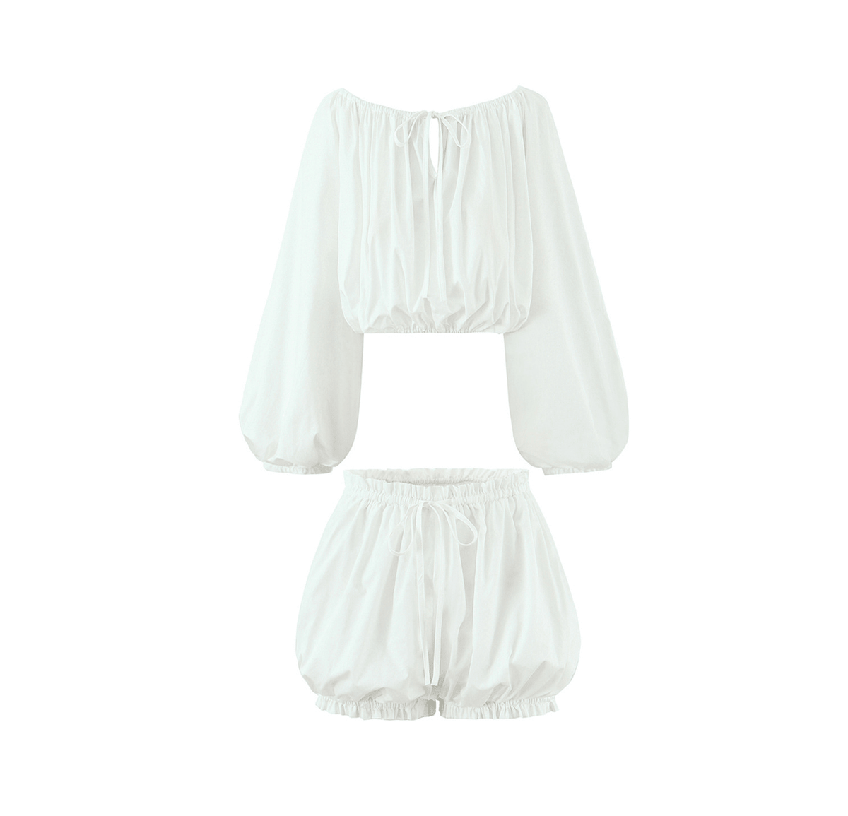 Ensemble Zoe épaules dénudées et short