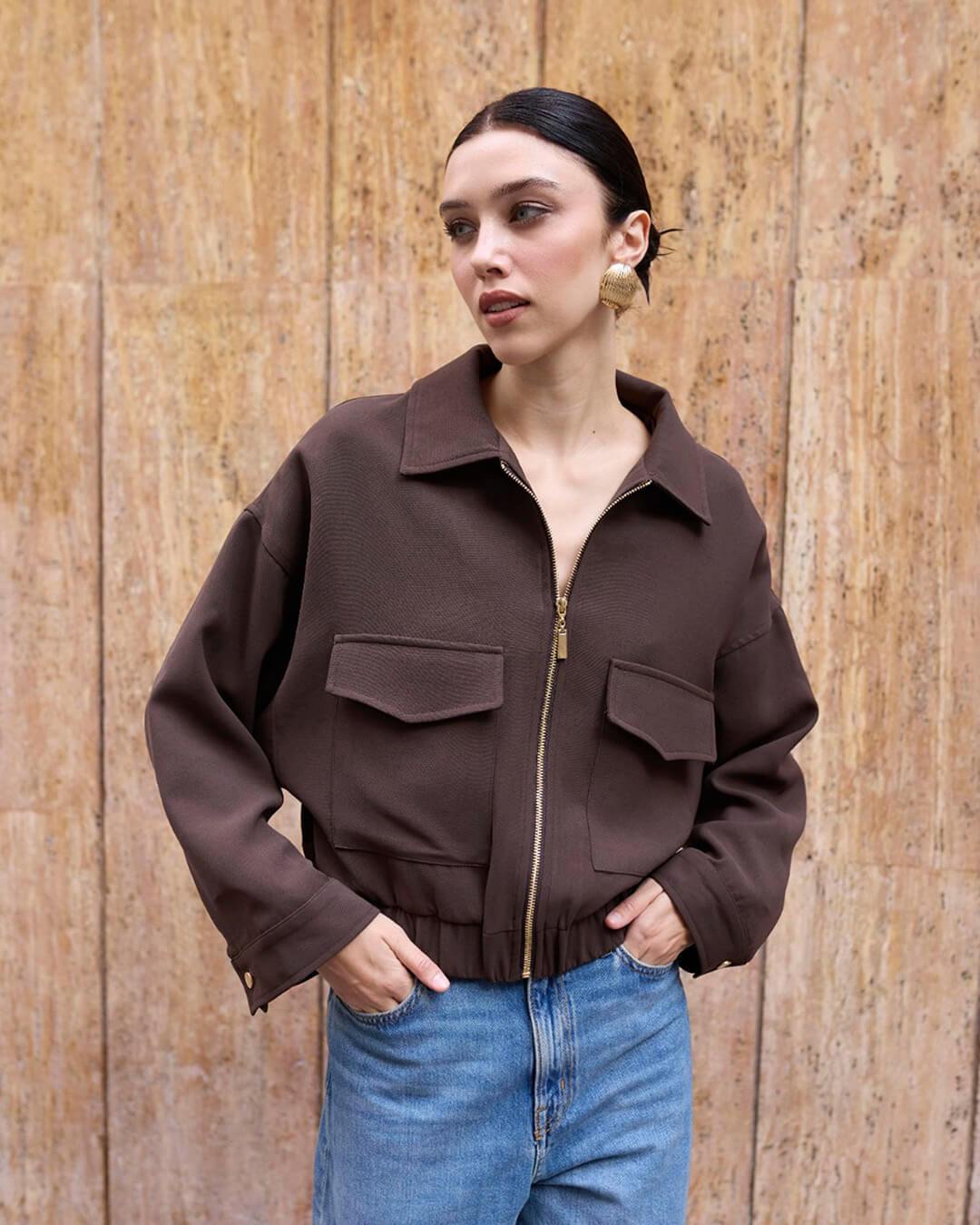 Veste Zoey zippée à poches